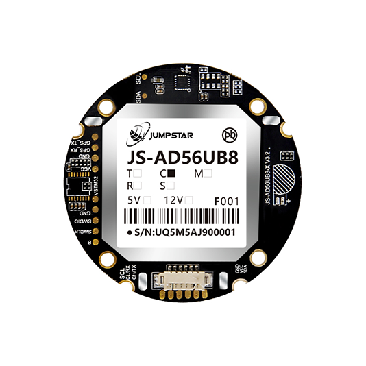 JS-AD56UB8JS-AD56UB8 UAV GNSS Module with IMU -148dBm, 10Hz, RTK Supported