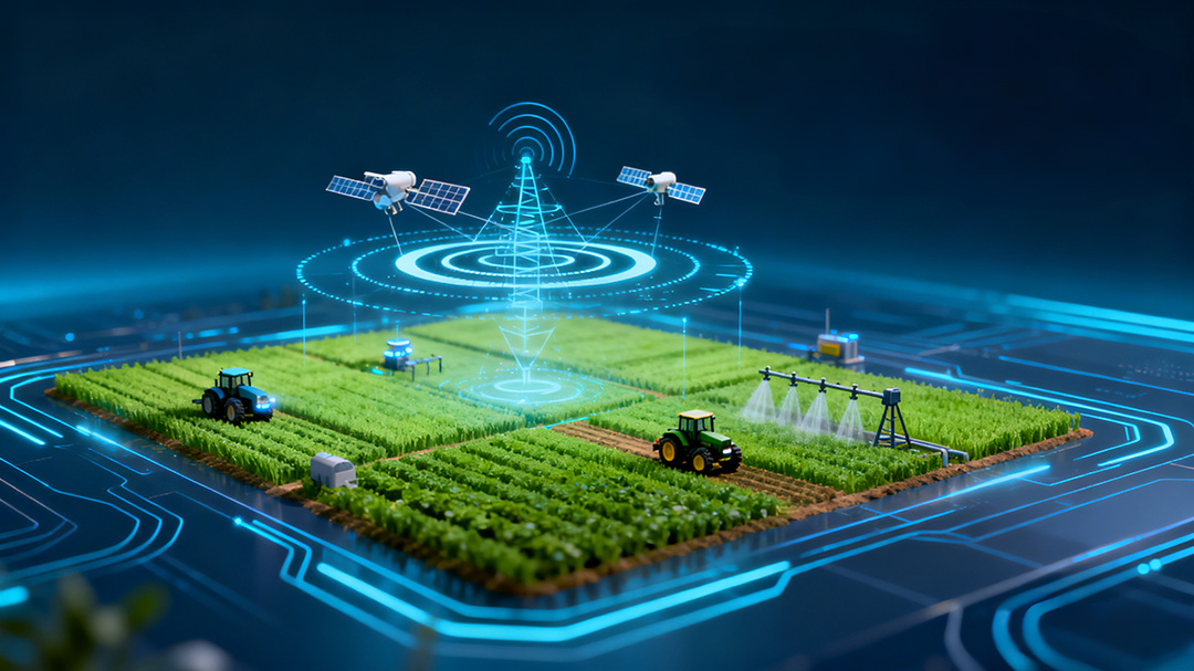 JumpStar GNSS module enabling centimeter-level farming precision